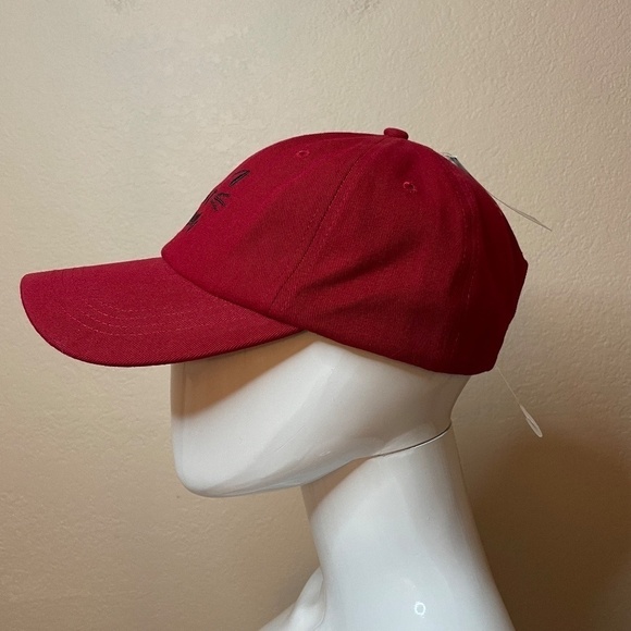 NWT Madd Hatter 100% Cotton Adjustable Cat Mom Baseball Hat, Red. - Picture 8 of 11